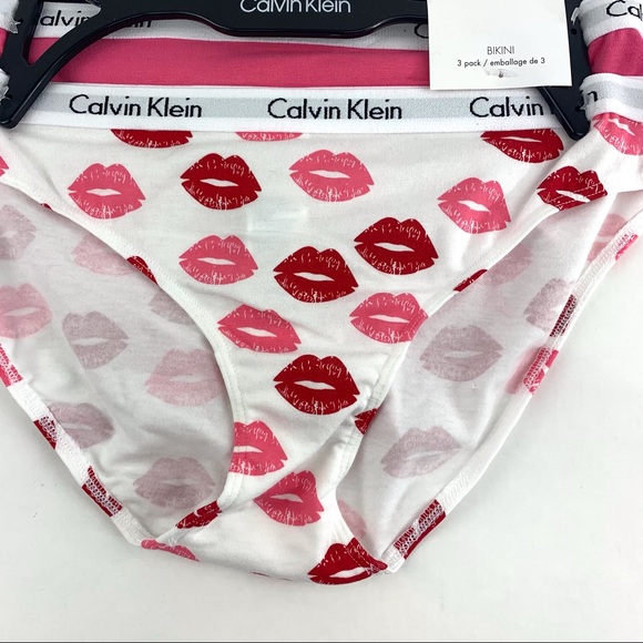 Calvin Klein NWT Valentine Bikini Panties 3-Pack, Medium - Picture 3 of 7